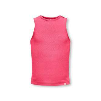 Only Mini Kenya Rib Tank Top - Camellia Rose - 92 cm