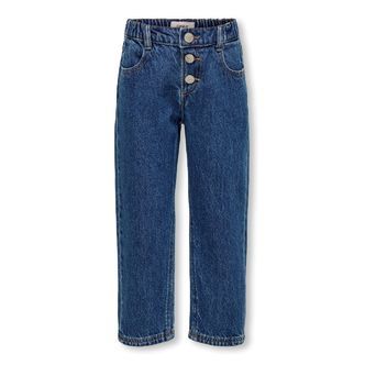 Only Mini Valentine Straight Fly Jeans -  Medium Blue Denim - 92 cm