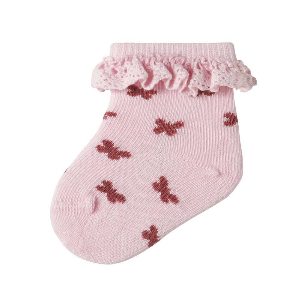 Name It Futterfly Strømper - Cradle Pink - 50/56