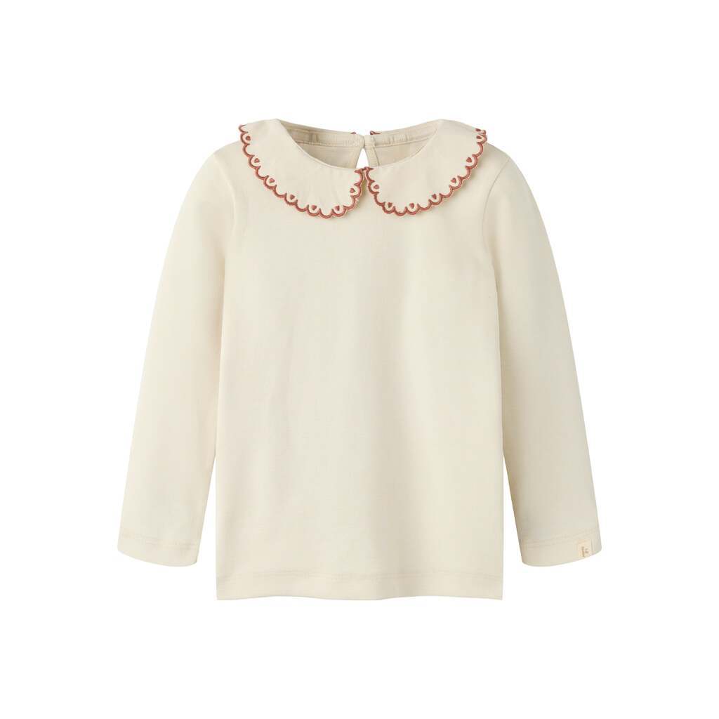 Lil Atelier Fundo - Loa LS Slim Top - Turtledove - 92 cm