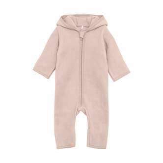 Huttelihut Mushi Baby heldragt m. ører - Almond Peach - 50 cm