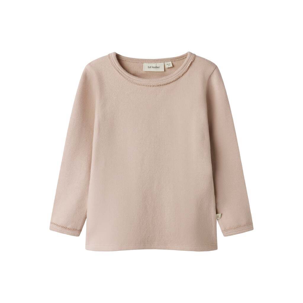 Lil Atelier Thoro Hif Slim Top - Misty Rose - 92 cm