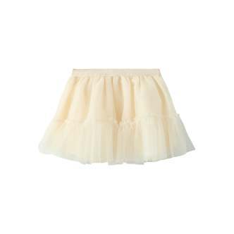 Lil Atelier Sarina Tulle Skirt - Pistachio Shell - 92 cm