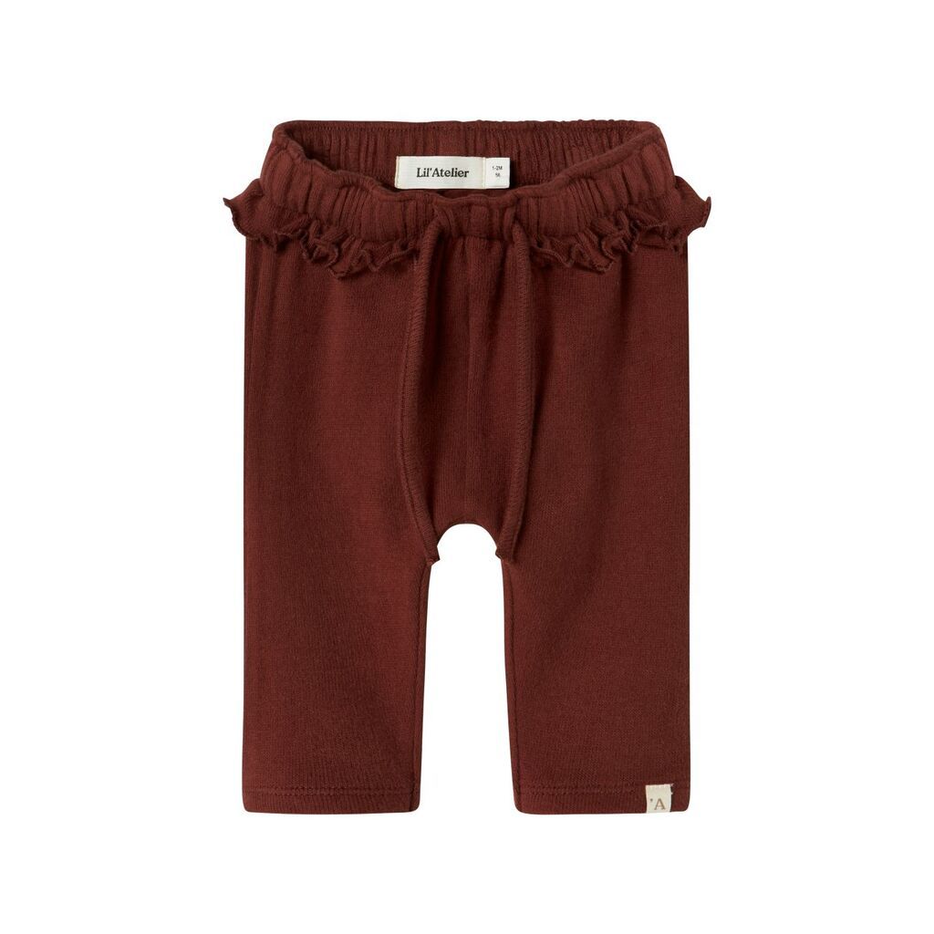 Lil Atelier Thora Hun Loose Pants - Hot Chocolate - 56 cm