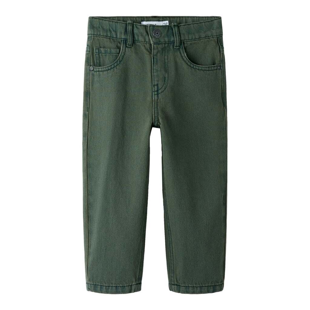 Name It Ben Tap Overdyed Jeans - Deep Forest - 92 cm