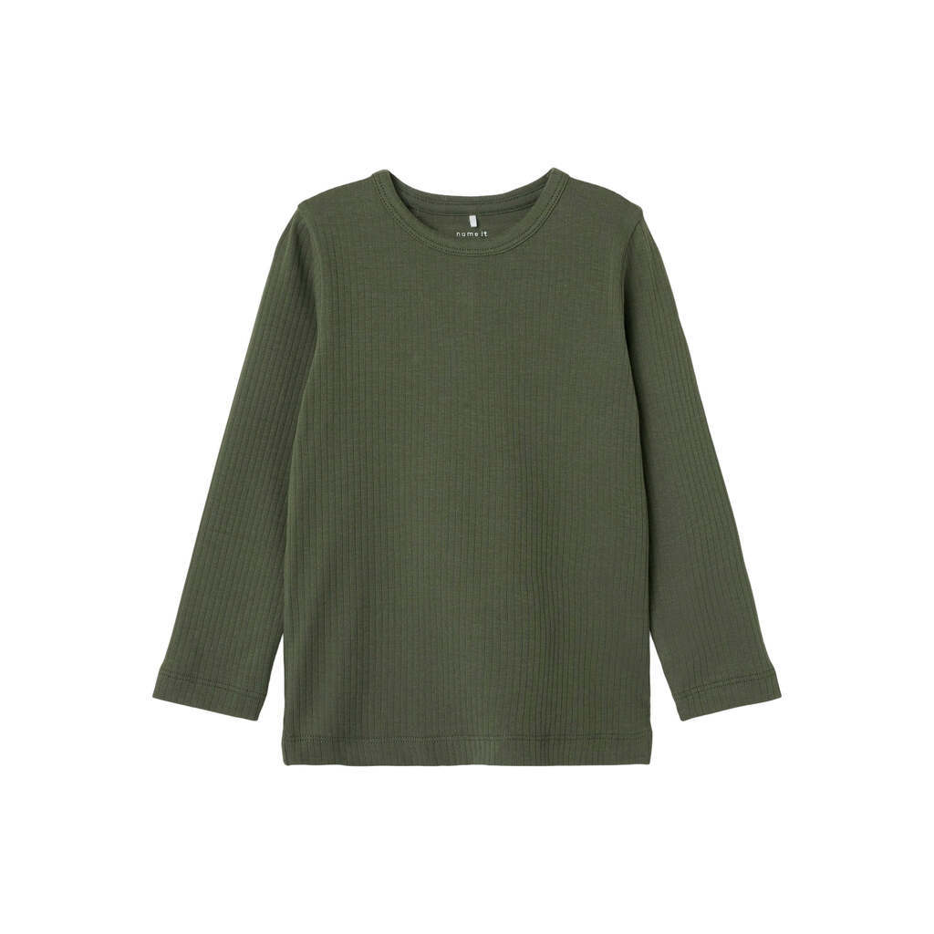 Name It Noe Slim Bluse - Beetle - 86 cm