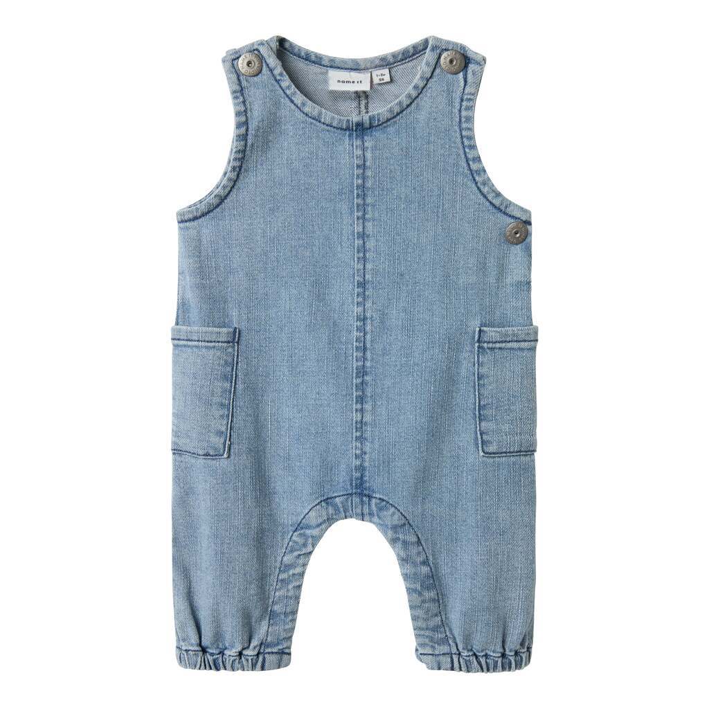 Name It Fred Bag Denim Overall - Light Blue Denim - 50 cm