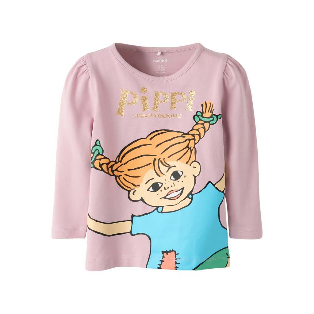 Name It Solma Pippi LS Top - Keepsake Lilac - 92 cm