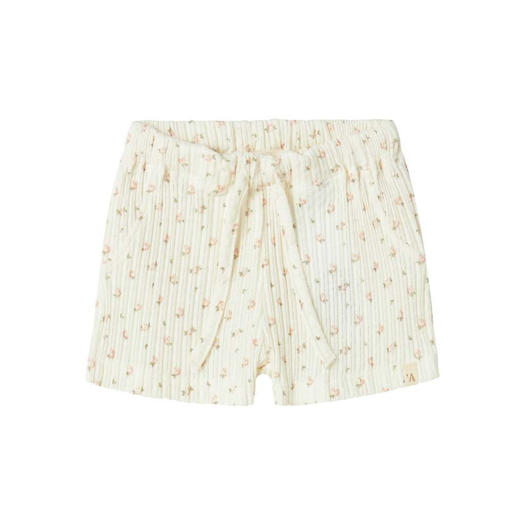 Lil Atelier Hulla Hua Shorts - Coconut Milk - 56 cm