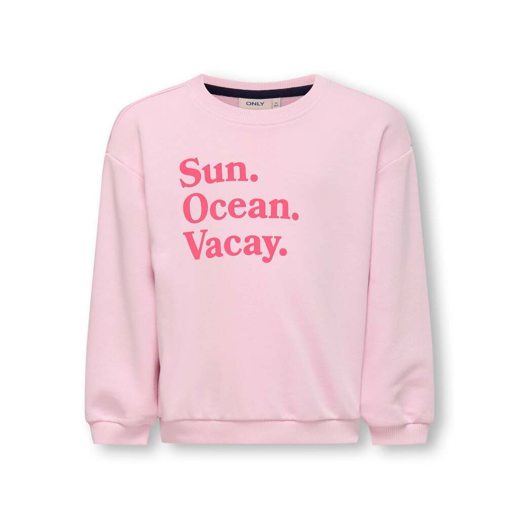 Only Mini Summer Loose Sweatshirt - Roseate Spoonbill - 92 cm