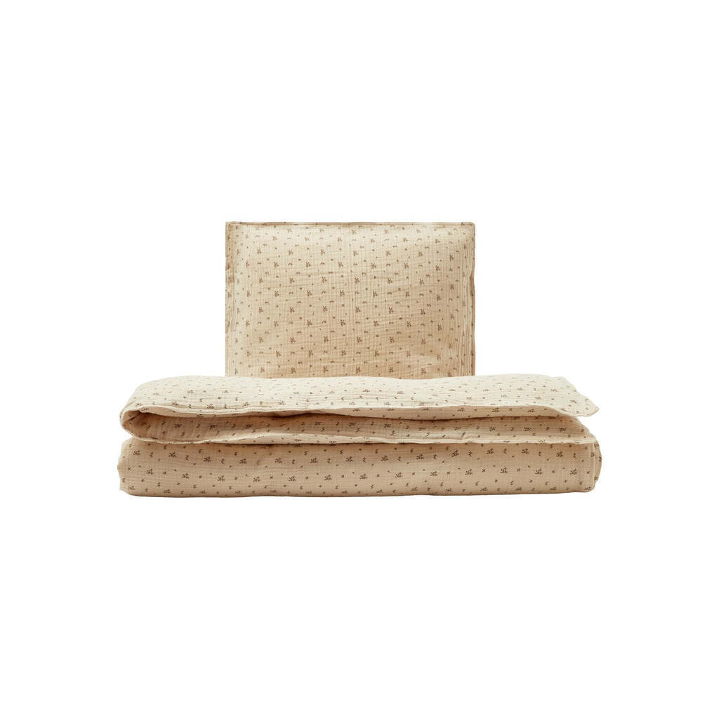 Lil Atelier Nolin Baby Sengetøj - Wood Ash