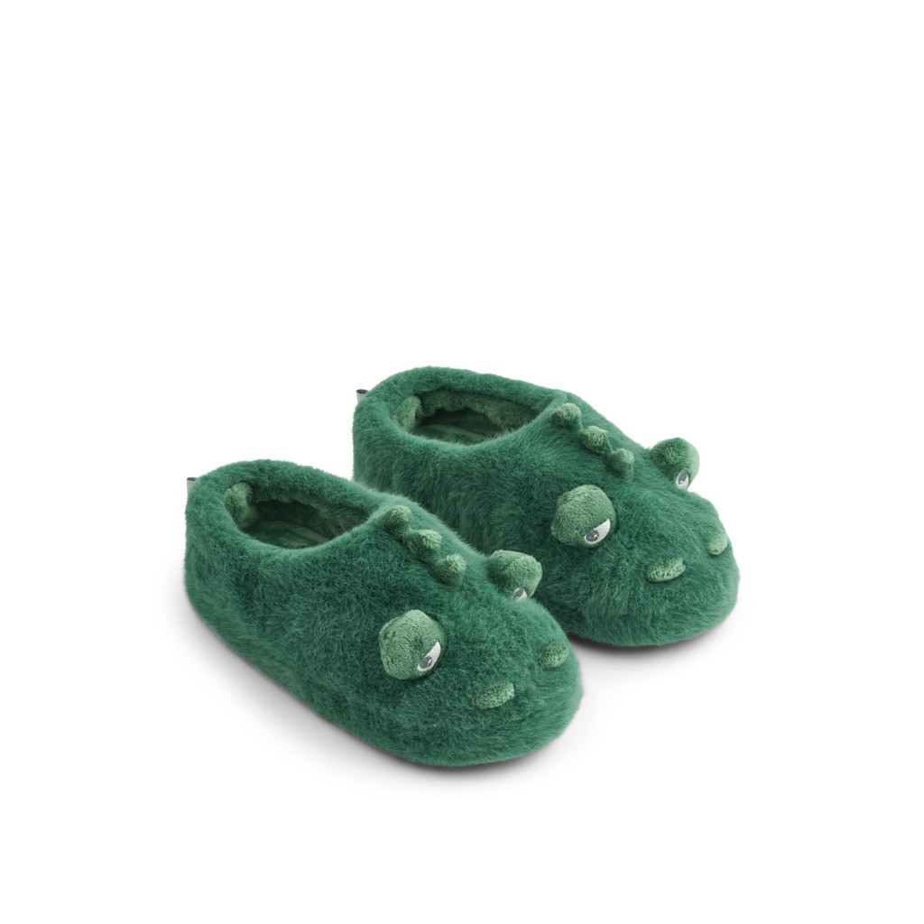 Liewood Aviaja Crocodile Slippers - Garden green - 20/21