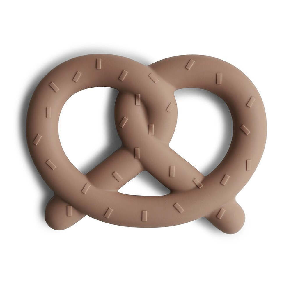 Mushie Teether Pretzel - Natural