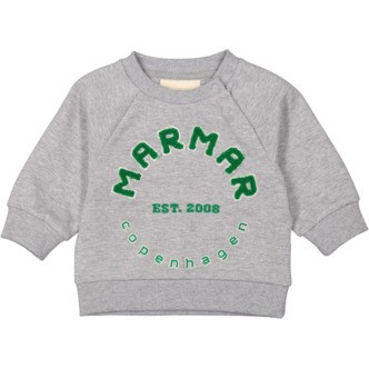 MarMar Theos Sweat Shirt - Green Logo - 62 cm / 4 mdr.