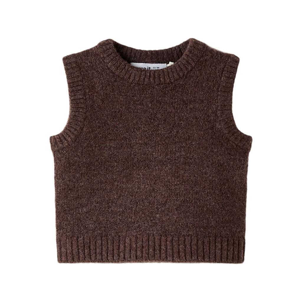 Name It Reifyly Knit Slipover - Peppercorn - 50 cm