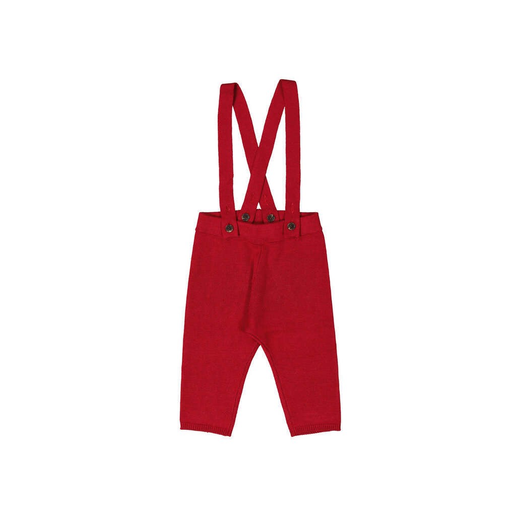 MarMar Pirol Pants med seler - Hibiscus Red - 56 cm / 2 mdr.