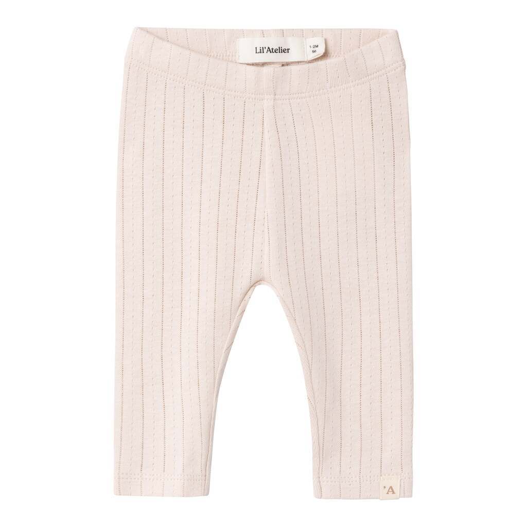 Lil Atelier Rachel Nia Slim Leggings - Shell - 56 cm