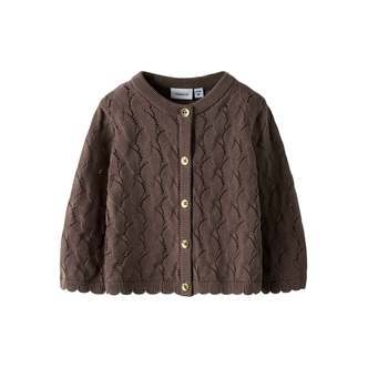 Name It Najsa Knit Cardigan - Peppercorn - 50 cm