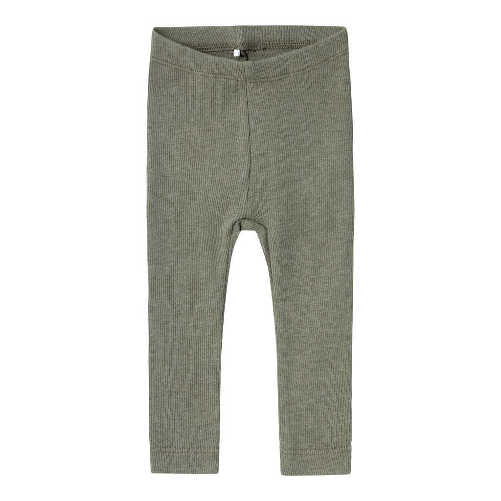 Name It Kab Leggings Noos - Dusty Olive Melange - 50 cm
