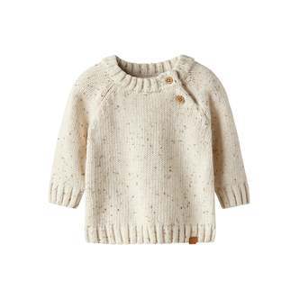 Lil Atelier Galto Fak LS Knit - Turtledove - 56 cm