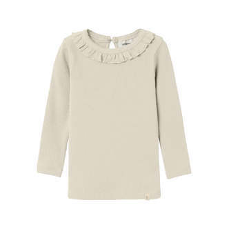 Lil Atelier Gago Dia Slim Shirt - Turtledove - 92 cm