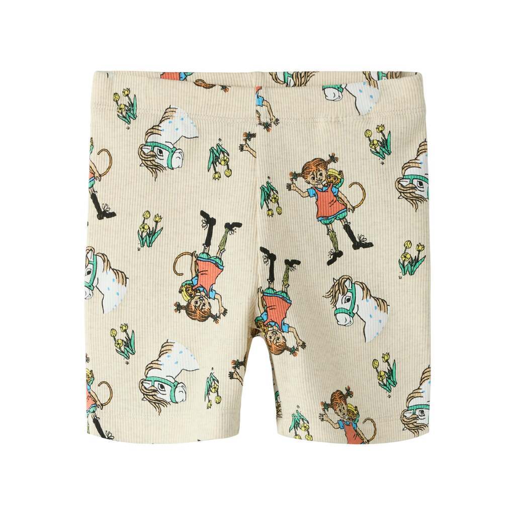 Name It Mara - Pippi Shorts Legging - Peyote Melange - 92 cm