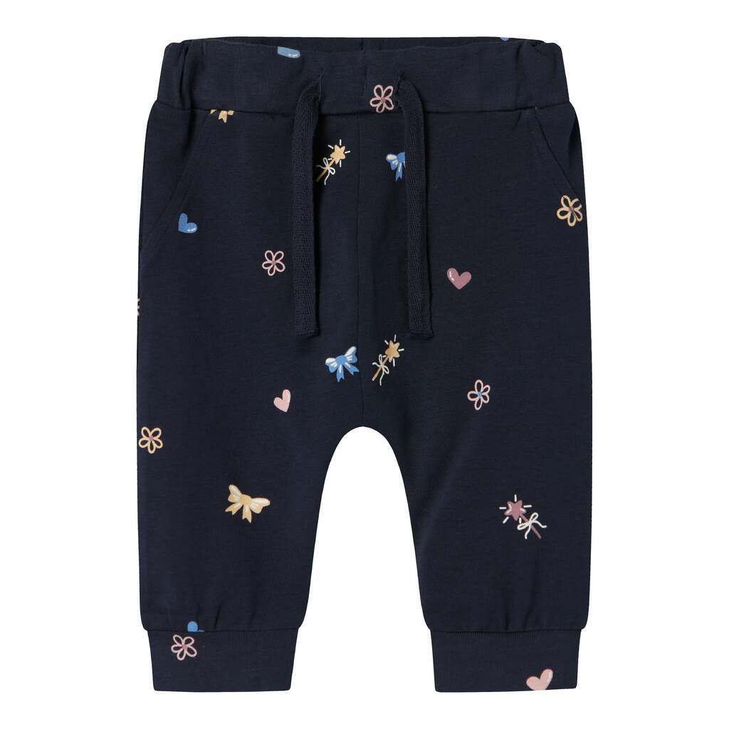 Name It Vandora Pants - Navy Blazer/Bow & Hearts - 56 cm