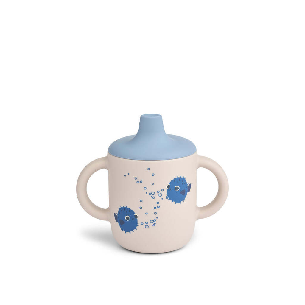 Liewood Neil Sippy Silikone Kop - Pufferfish / Sandy