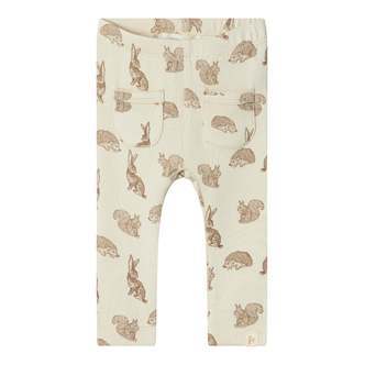 Lil Atelier Saba Slim Leggings - Turtledove - 56 cm
