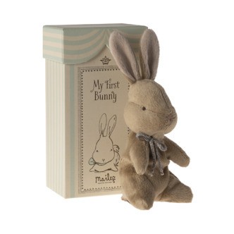 Maileg My First Bunny i Æske - Brun