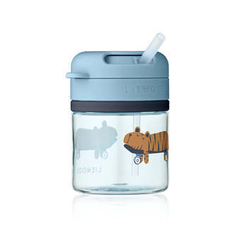 Liewood Pavia Tritan Sugerørskop - Fun / Beach blue