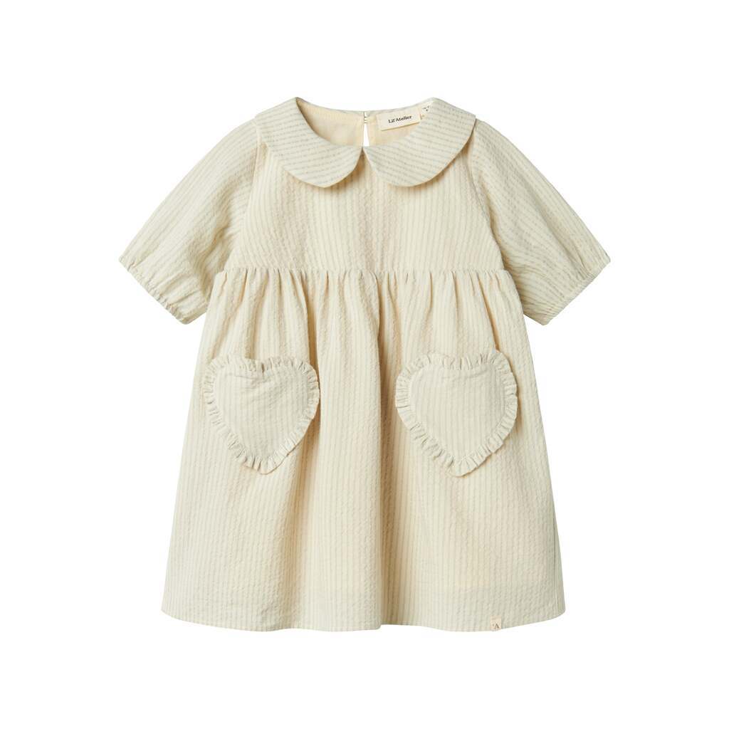 Lil Atelier Folly Loose Dress - Vapor Blue - 92 cm
