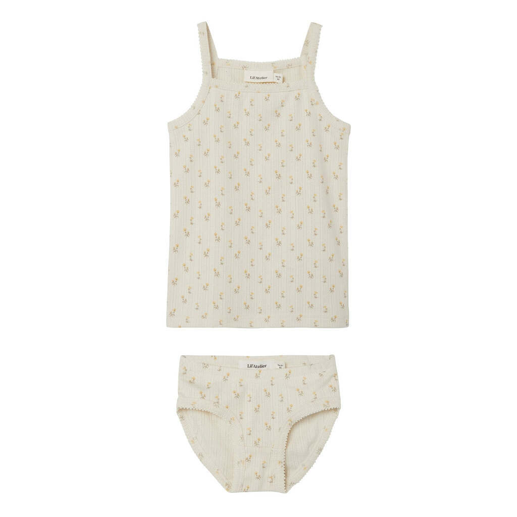 Lil Atelier Lola Undertøj Sæt - Turtledove - 92 cm