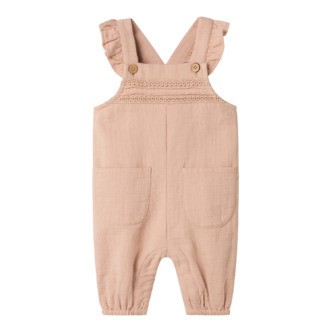 Lil Atelier Salene Loose Overall - Rugby Tan - 56 cm