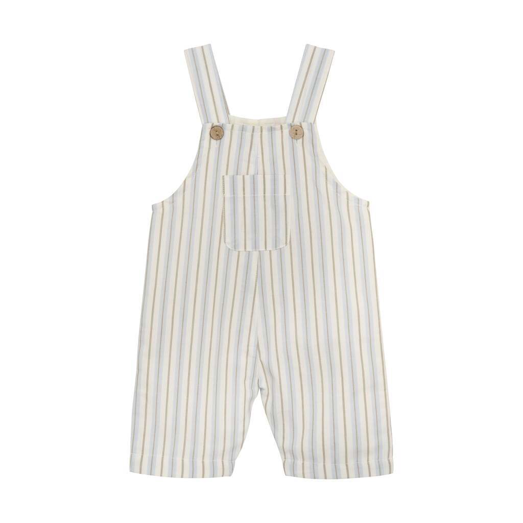 Huttelihut Woven Stripe Overalls -  Silver Sage - 56 cm