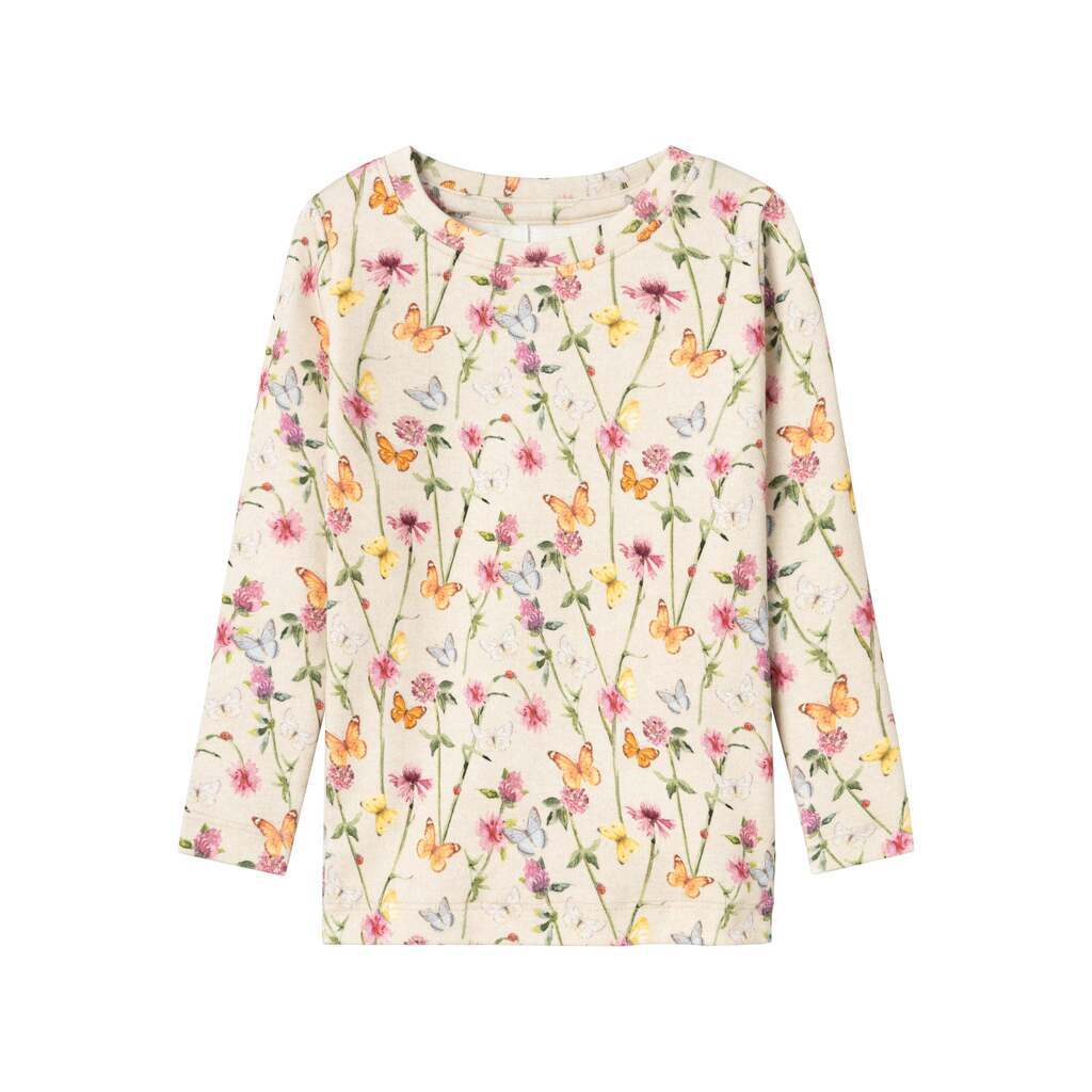 Name It Folia Shirt - Peyote Melange - 86 cm