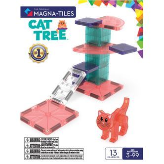Magna-Tiles Magnetisk Legetøj - Cat Tree 13 dele