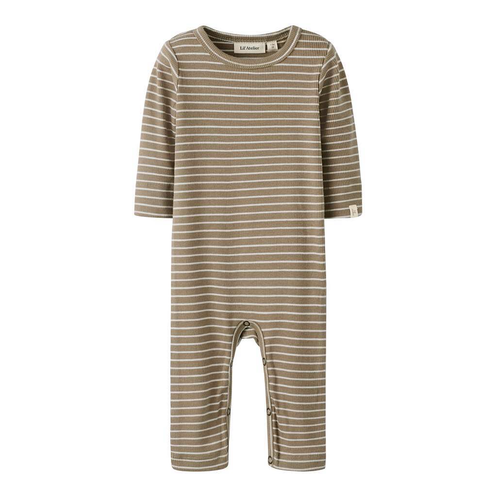 Lil Atelier Gago LS Nightuit - Sepia Tint/Turtledove - 56 cm