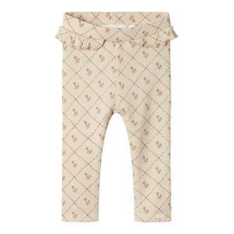 Lil Atelier Gago Kef Slim Leggings - Gray Morn - 56 cm