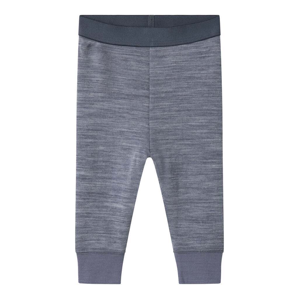 Name It Wuppo Wool Longjohn - Folkstone Gray - 50 cm