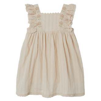 Lil Atelier Fannie Loose Dress - Sandshell - 92 cm