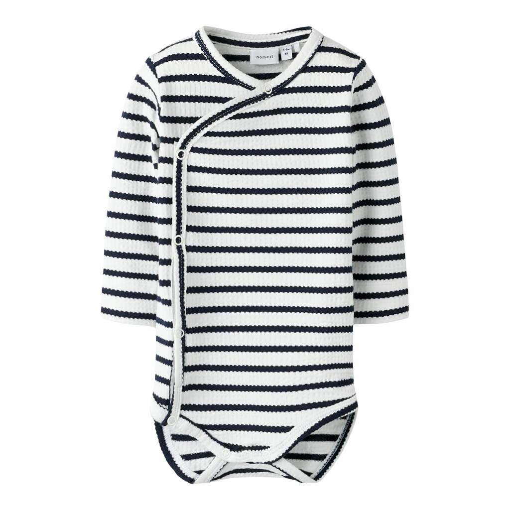 Name It Kans LS Wrap Body - Cloud Dancer - 50 cm