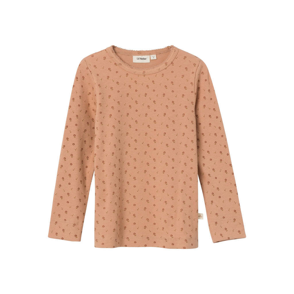 Lil Atelier Gago Slim Shirt - Nougat - 92 cm