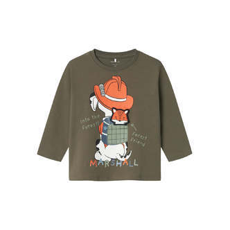 Name It Sino Paw Patrol bluse - Tea Leaf - 86 cm