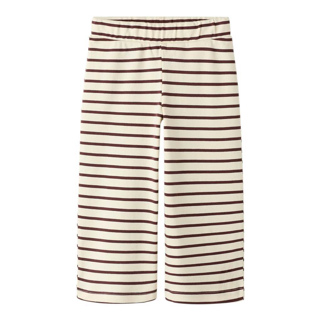 Lil Atelier Limia Wide Pants - Turtledove/Catawba Grape - 92 cm