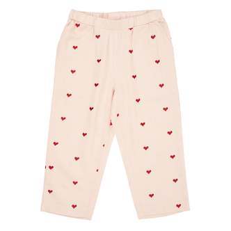 Copenhagen Colors Twill Hjerte Pants - Dusty Rose - 80 cm