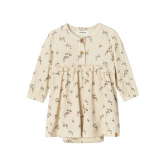 Lil Atelier Gio Bal Bodydress - Birch/Berries - 56 cm