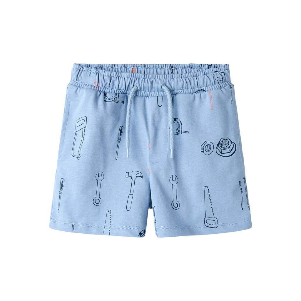 Name It Huxi sweat shorts - Faded Denim - 86 cm
