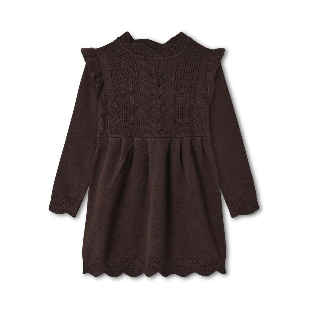 Fliink Alilly Dress - Coffee Bean - 86 cm