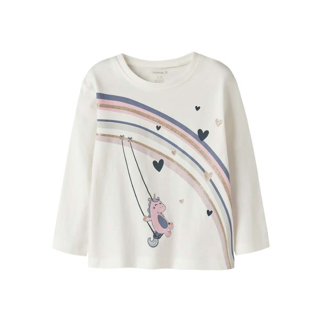 Name It Valiane LS Top - Cloud Dancer - 92 cm